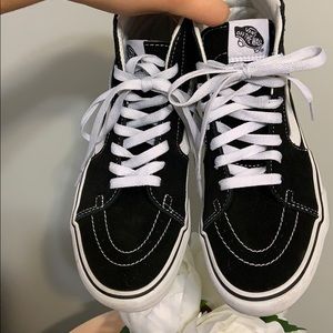 Vans high tops with platform